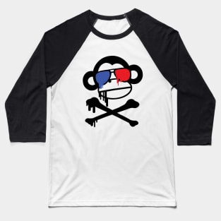 Monkey 3D Glasses Baseball T-Shirt
